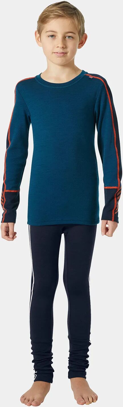 Helly Hansen Junior Lifa Merino Midweight Base Layer Set Blue 152/12