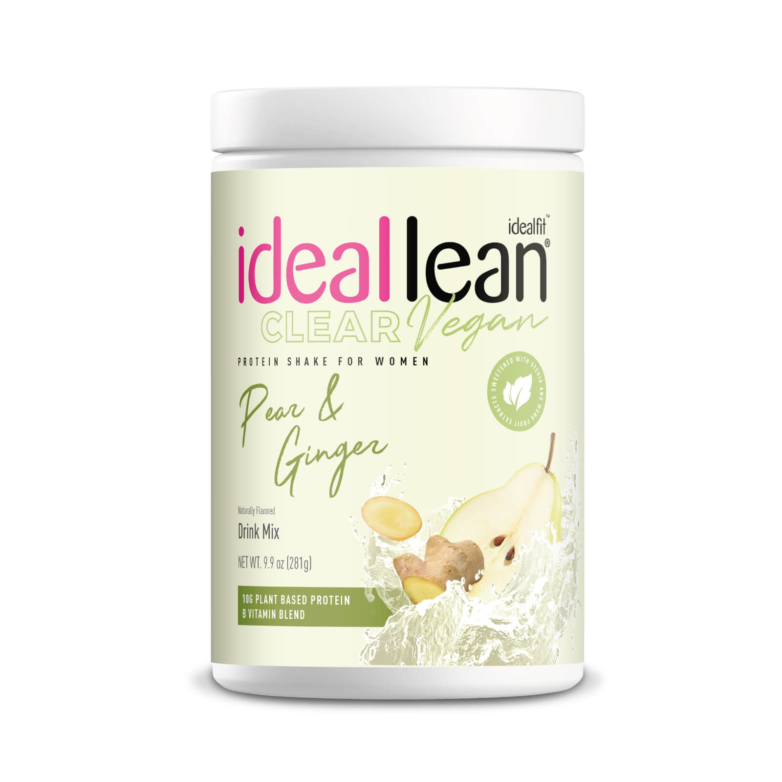 IdealFit Clear Vegan Isolate - 20 Servings - Pear Ginger