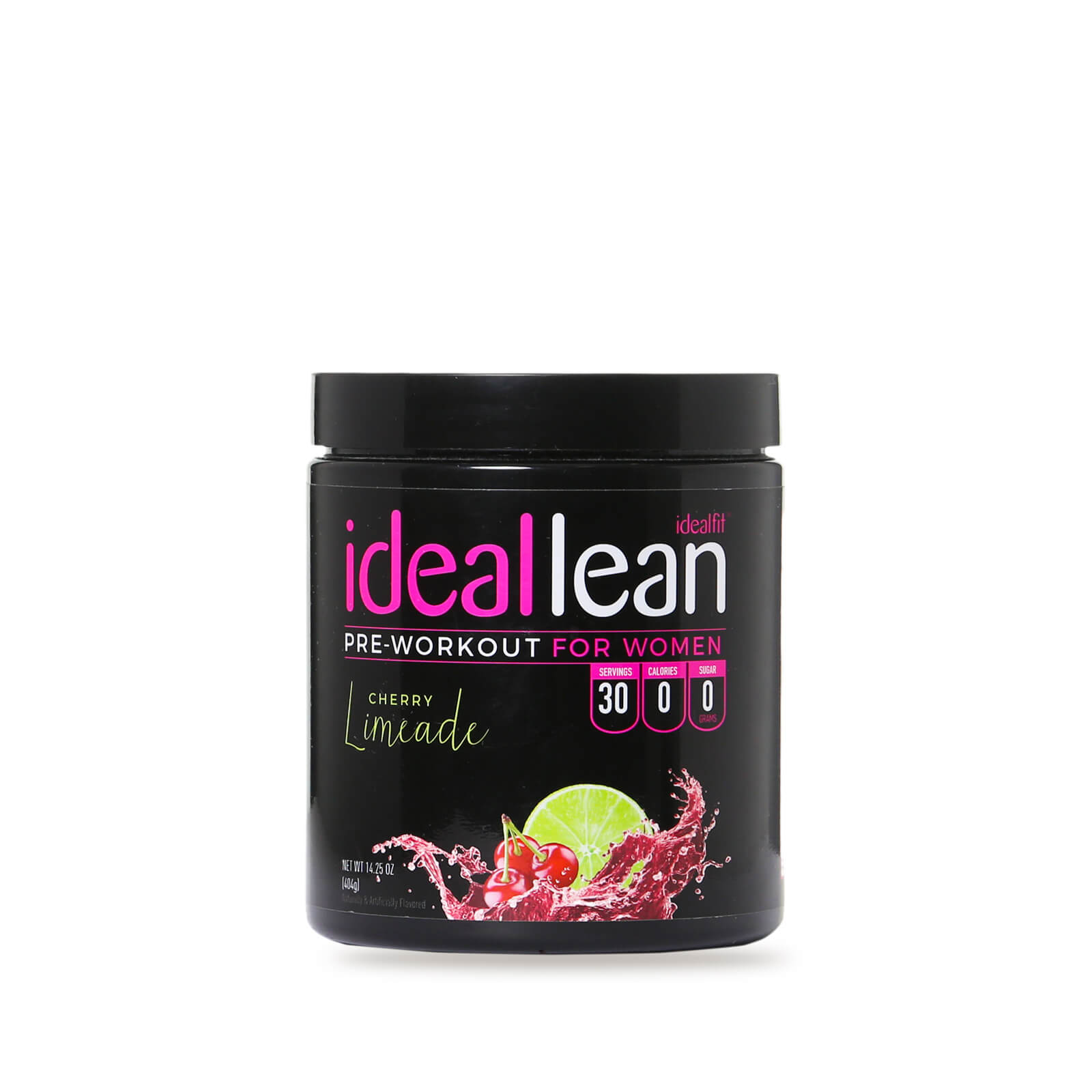 IdealFit IdealLean Pre-Workout - Cherry Limeade - 30 Servings