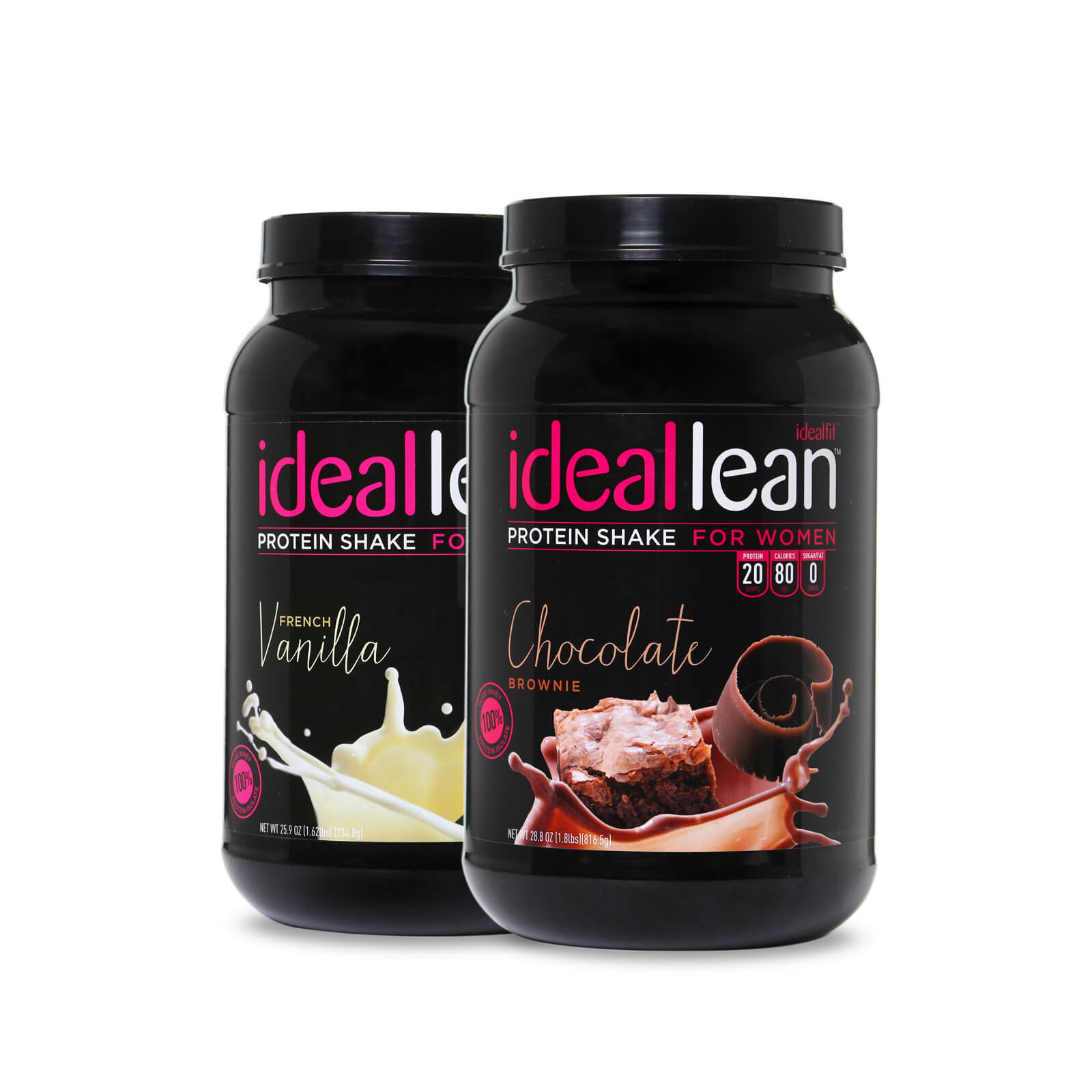 IdealFit IdealLean Protein 2 Tubs - 60 Servings - Child