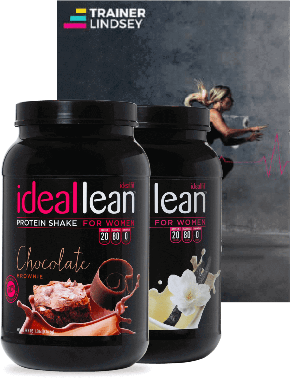 IdealFit 2 Protein Tubs + Free 45 Cardio eBook - Child