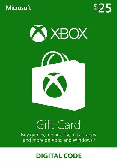 Microsoft Xbox Live Gift Card 25 USD Xbox Live Key UNITED STATES