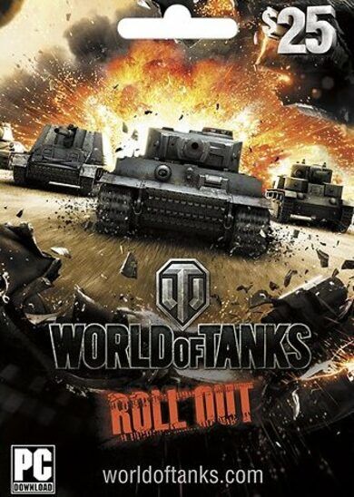 Wargaming.net World of Tanks - Gift Card 25 USD Key UNITED STATES