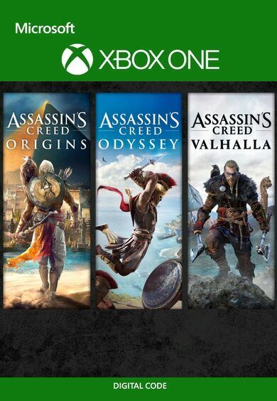 Ubisoft Assassin's Creed Bundle: Valhalla, Odyssey, Origins (Xbox One) Xbox Live Key UNITED STATES