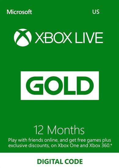 Microsoft Xbox Live Gold 12 months Xbox Live Key UNITED STATES