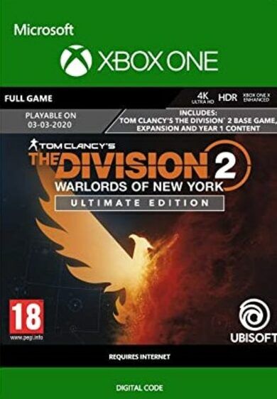Ubisoft The Division 2 - Warlords of New York - Ultimate Edition (Xbox One) Xbox Live Key UNITED STATES