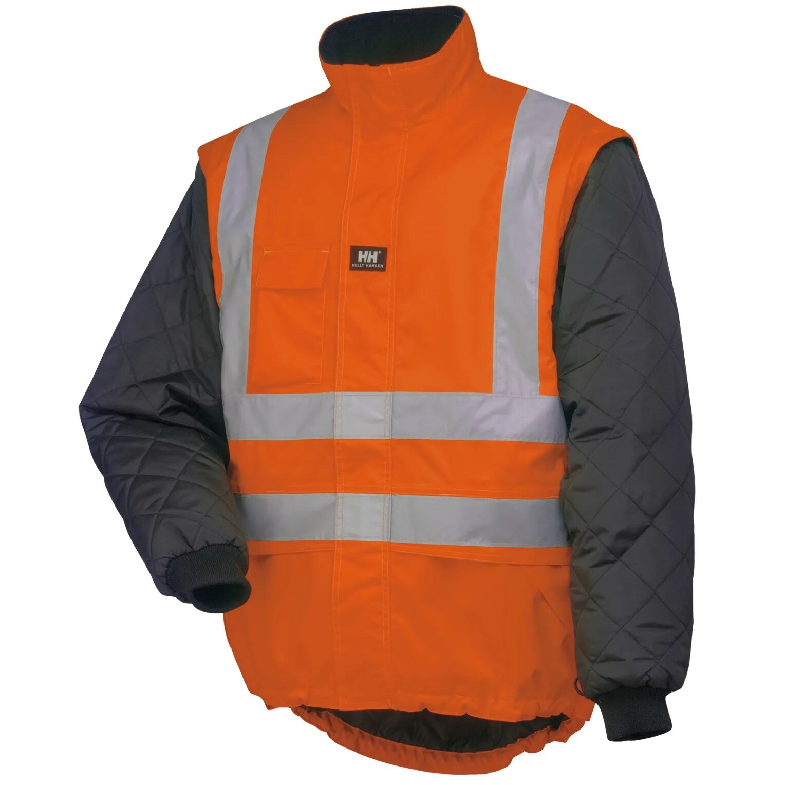 HH Workwear Helly Hansen WorkwearPotsdam Class 2 High Vis Work Jacket Lining Orange XXL