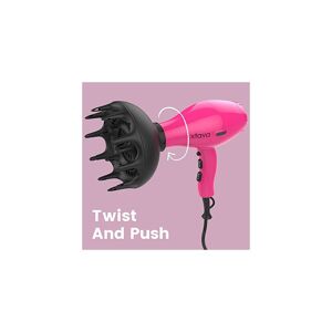 Xtava Black Orchid Hair Diffuser For Curly And Natural Hair - Professional Blow Dryer