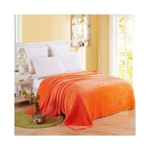 Unbranded (Orange, 120*200cm) Luxury Throw Blanket