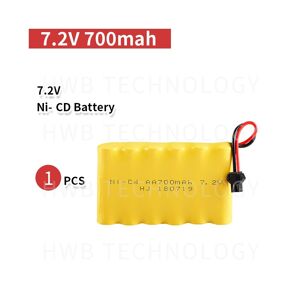 Unbranded 7.2v battery 700mah ni-cd 7.2v aa battery nicd batteries pack ni cd re