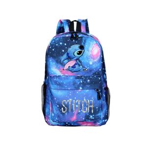 Unbranded (Star Blue) Stitch backpack Students Boys Girls back to school Bags Teens Daily