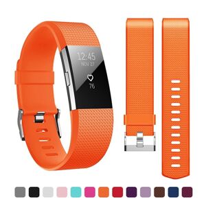 BAS Bands (Orange, Large) BAS Bands & Straps compatible with Fitbit Charge 2 / Fitbit Char