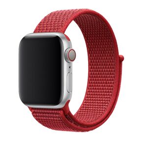 Unbranded (Red, 40mm) Band Strap For Apple Watch Adjustable Waterproof Braided Nylon Mater