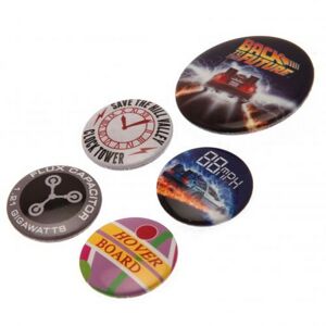 Back To The Future Button Badge Set (5 Pieces)
