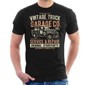 Tees In The Wood (Large) Vintage Truck Garage Co Men's T-Shirt