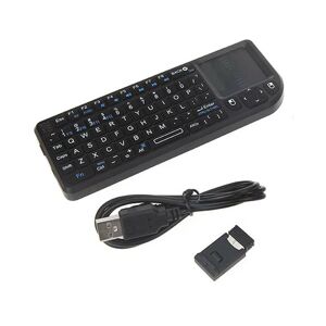 Unbranded LED Mini Small Portable Wireless Keyboard Touchpad USB For Android TV Box Laptop