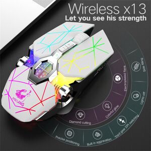 ChaoChuang X13 Wireless Rechargeable Game Mouse Mute Liquid-cooled Shining Mechanical Mice