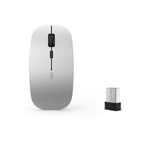 Slowmoose (Silver) Wireless USB Adapter Mouse