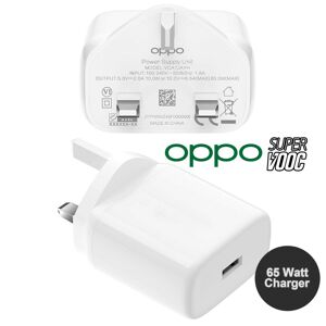 Oppo Original Oppo SuperVooc 65W Adapter UK Charger VCA7GAYH Plug Head Only