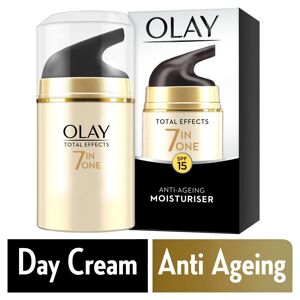 Olay Total Effects Day Cream Moisturiser 7-In-1 Anti-Ageing SPF15 Hydrating 50ml