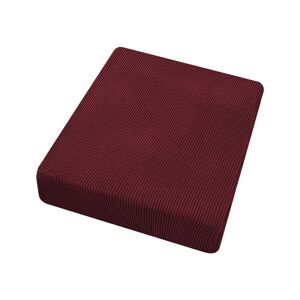 Unbranded (Wine Red, 3 Seater) Stretchy Couch Seat Sofa Slipcover Protector Cover