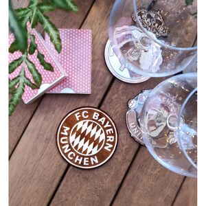 Studio Rima Football Badge Wood Coaster - Housewarming Gift - Any Club