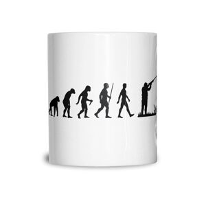 Tim And Ted Novelty Mug The Evolution of Clay Pigeon Shooting Hobby Sport Activity Coffee