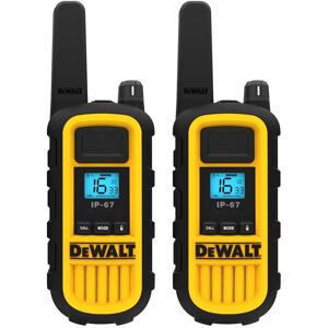 DeWalt DXPMR800 Heavy Duty Professional Walkie Talkie PMR Radio with Up to 15 Fl