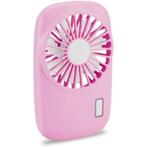 Aluan (Pink) Aluan handheld fan mini fan powerful small personal portable fan speed ad