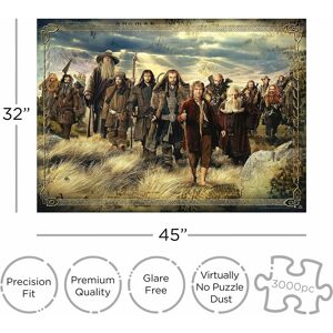 AQUARIUS The Hobbit GIANT 3000 piece jigsaw puzzle 1150mm x 820mm