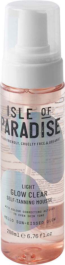 Isle Of Paradise Glow Clear SelfTanning Mousse Light 200ml