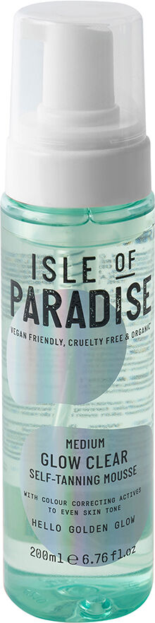 Isle Of Paradise Glow Clear SelfTanning Mousse Medium 200ml