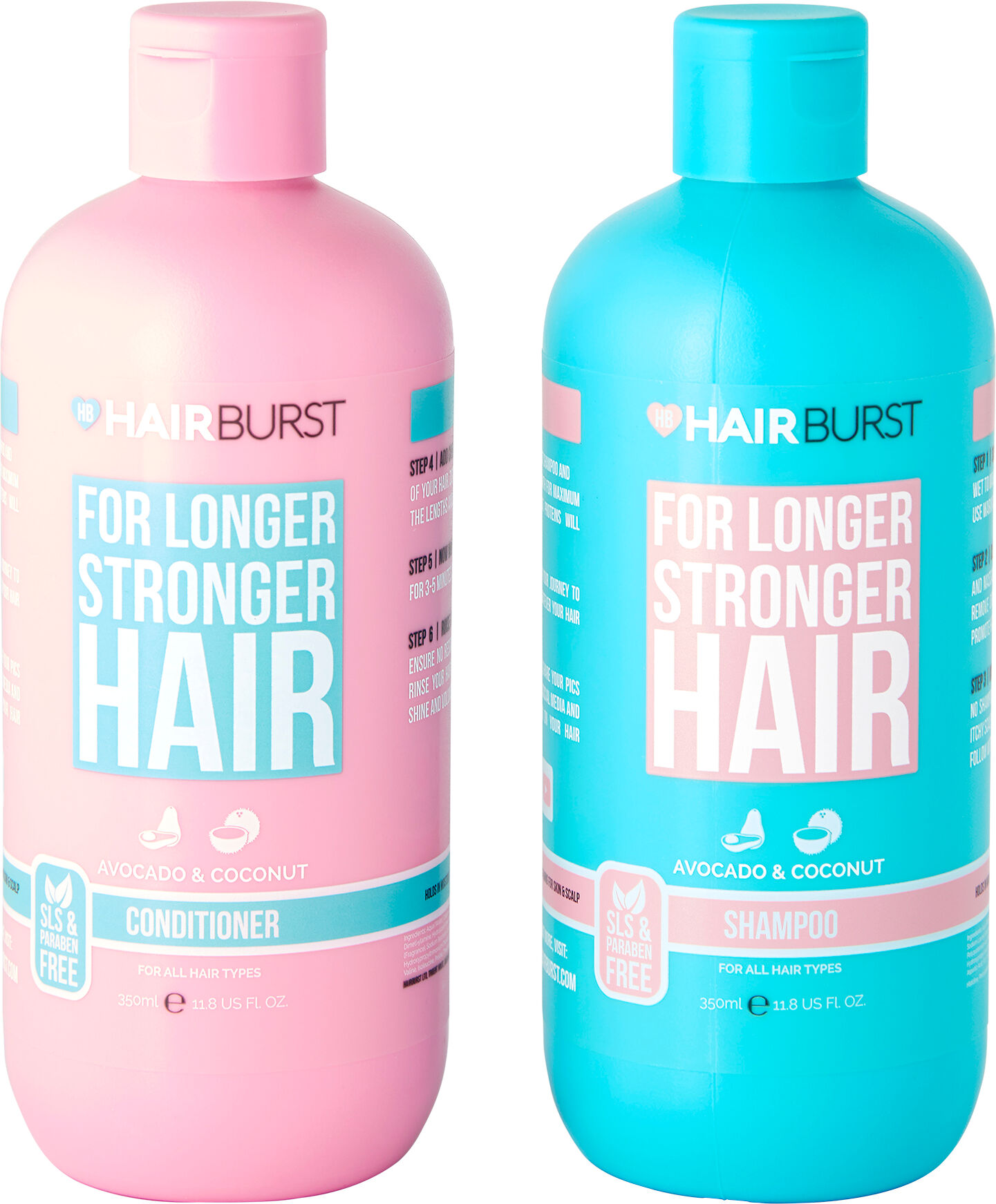 Hairburst For Longer Stronger Hair Shampoo & Conditioner Duo 2x350ml