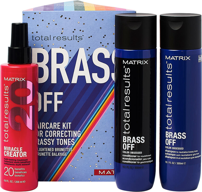 Matrix Total Results Brass Off Gift Set