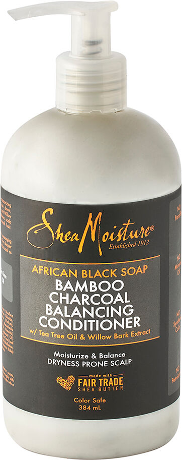 Shea Moisture African Black Soap Bamboo Charcoal Balancing Conditioner 384ml