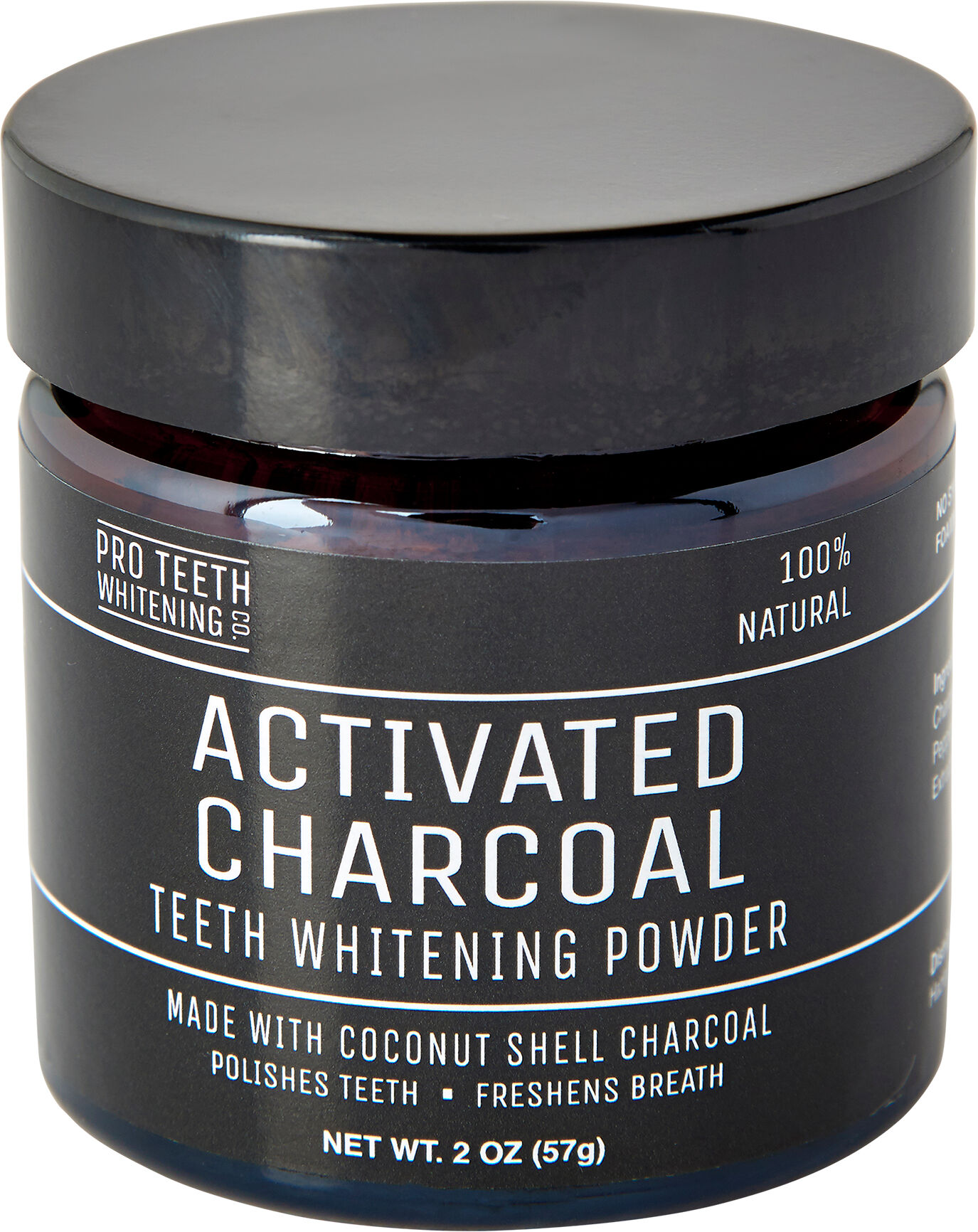 PRO TEETH WHITENING CO. Activated Charcoal Teeth Whitening Powder 60ml