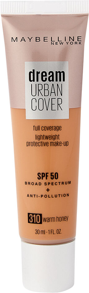 Maybelline Dream Urban Cover SPF 50 Foundation 310 Warm Honey 121ml