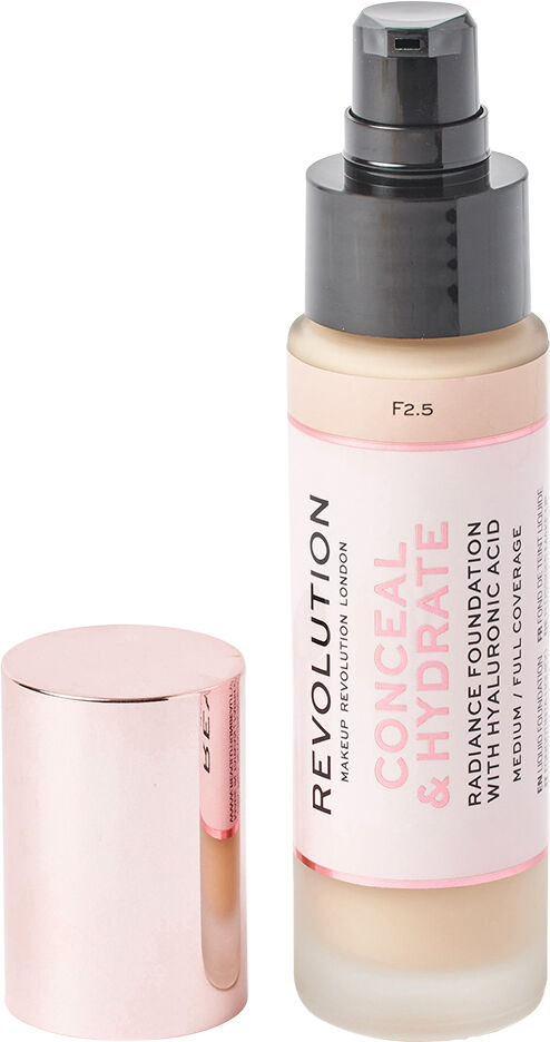 Makeup Revolution Conceal And Hydrate Foundation F2.5 23ml Makeup Revolution Conceal And Hydrate Foundation F2.5 23ml