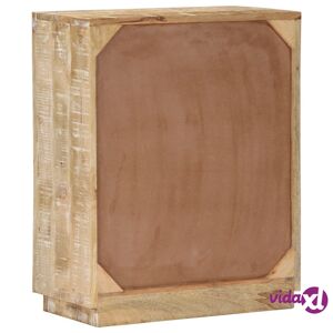 vidaXL Sideboard 23.6"x11.8"x29.5" Solid Mango Wood  - Brown