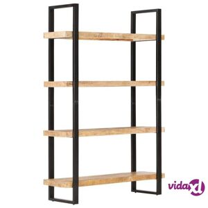 vidaXL 4-Tier Bookcase 47.2"x15.7"x70.9" Rough Mango Wood  - Brown