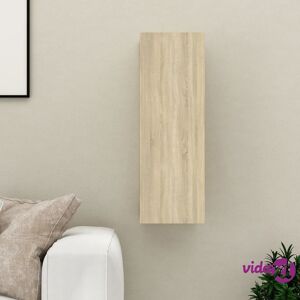 vidaXL TV Stand Sonoma Oak 12"x11.8"x35.4" Engineered Wood  - Brown