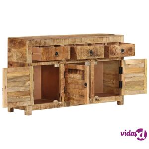 vidaXL Sideboard 43.3"x11.8"x25.6" Solid Wood Mango  - Brown