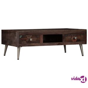 vidaXL Coffee Table Solid Reclaimed Wood 39.3"x23.6"x13.7"  - Brown