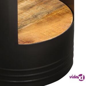vidaXL Coffee Table 16.9"x21.7" Solid Mango Wood  - Brown