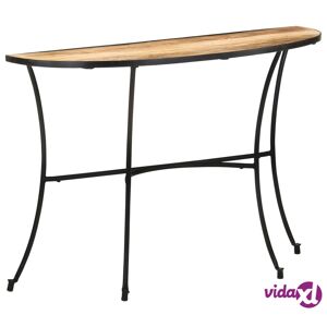 vidaXL Side Table 43.3"x15.7"x30.3" Solid Mango Wood  - Brown
