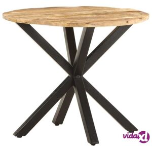 vidaXL Side Table 26.8"x26.8"x22" Solid Mango Wood  - Brown