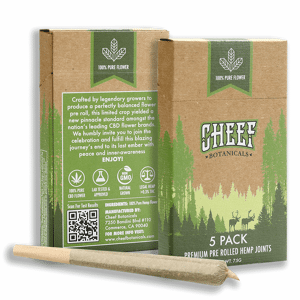 CheefBotanicals CBD Pre-Rolls - Super Silver Haze (5-Pack)