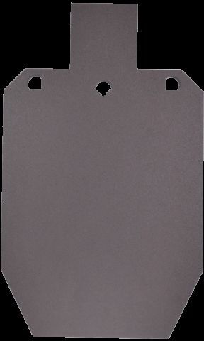 CTS Targets Mini Size Sillhouette Rifle Target, Steel, 3/8in Thick, 9in x15in, NSN N, MSRG