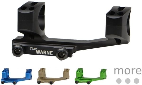 Warne Gen 2 Extended Skeletonized 1in MSR Mount, Mil-Spec OD Green, XSKEL1OD