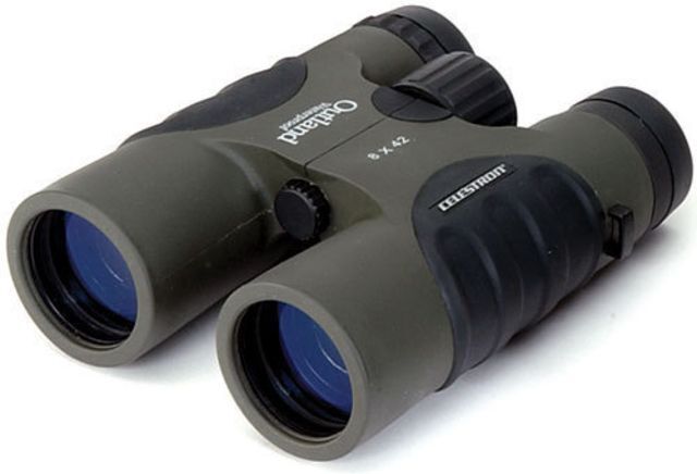 Celestron Outland 8x42mm Roof Prism WP Binoculars, Black, 71167